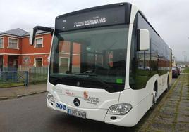 Imagen de uno de los últimos autobuses adquiridos por el Ayuntamiento de Ponferrada.