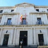 Fachada de la Audiencia de Valladolid, en una imagen de archivo.