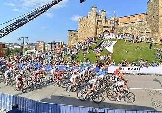 Imagen del Mundial de Ciclismo celebrado en Ponferrada en 2014.