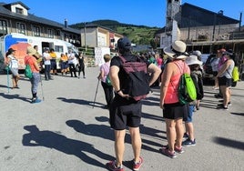 Imagen de la ruta iniciada en Corullón.