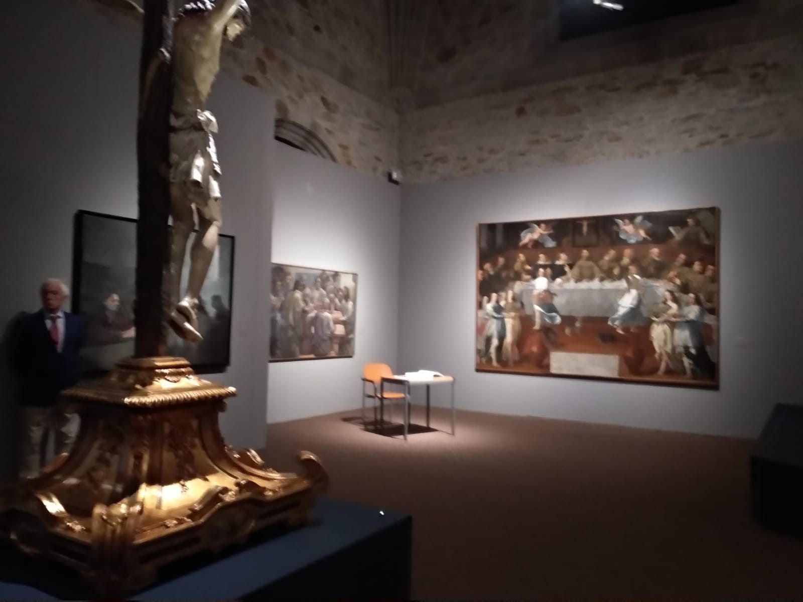 Imagen de la exposición Las Edades del Hombre en la Colegiata de Villafranca del Bierzo.
