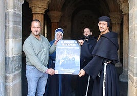 Presentación del programa de visitas teatralizadas al monasterio de Santa María de Carracedo.