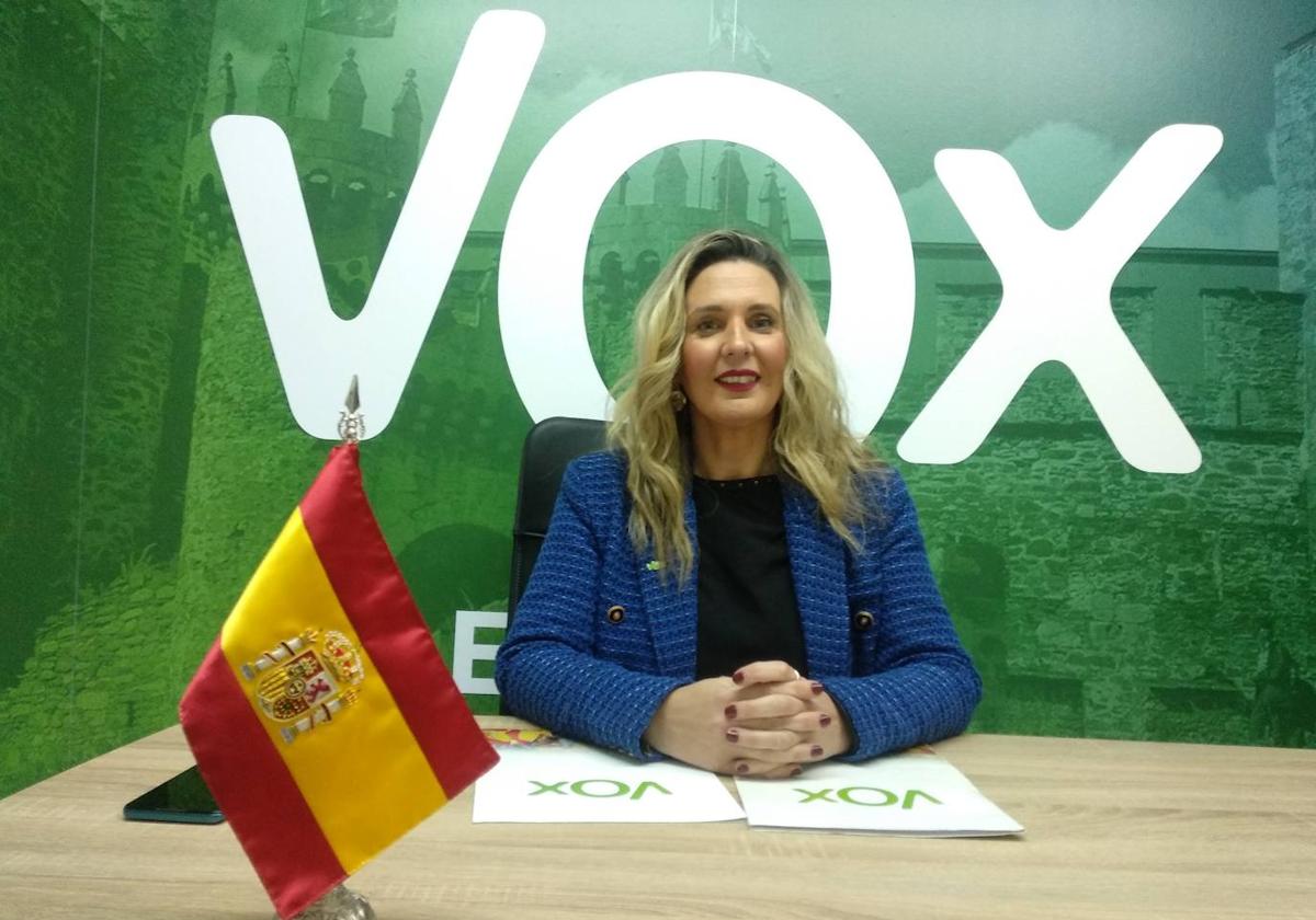 La portavoz municipal de Vox en Ponferrada, Patricia González.