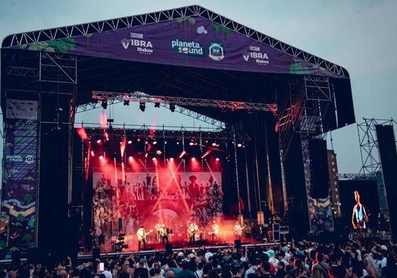 Escenario del Planeta Sound en Ponferrada.