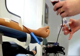 Imagen de una donación de sangre.