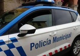 Coche patrulla de la Policía Municipal de Ponferrada.