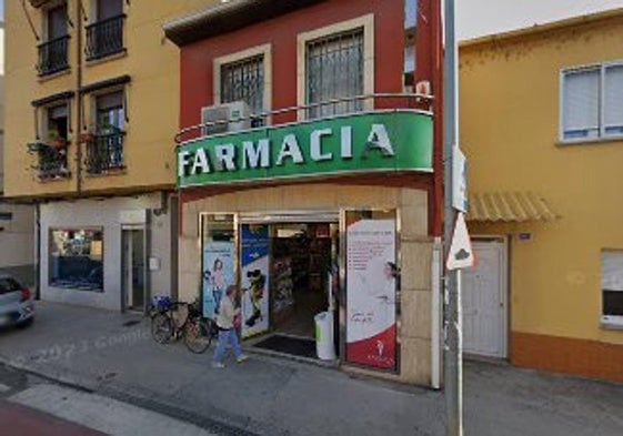 Imagen de la farmacia donde se produjo el robo.