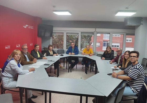 Reunión de la Comisión Ejecutiva del PSOE de Ponferrada.