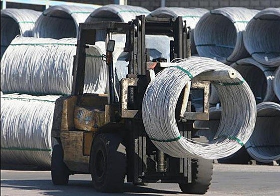Imagen de la planta de Aceros Roldán en Santo Tomás de las Ollas.