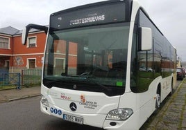 Imagen de archivo de un autobús urbano del SMT de Ponferrada.