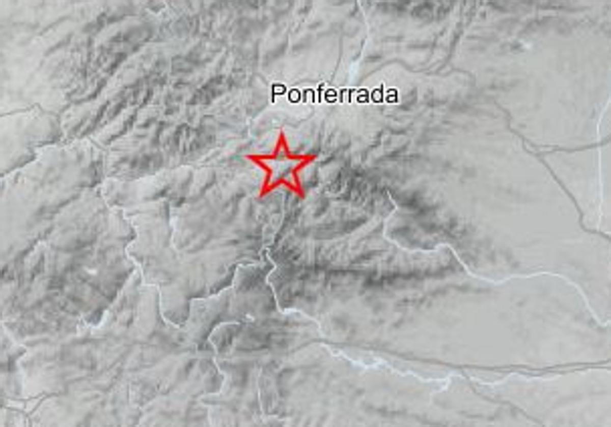 Zona en la que se ha registrado el terremoto.