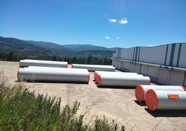 Imagen de la planta de Emobi en el polígono industrial de La Llanada en Ponferrada.