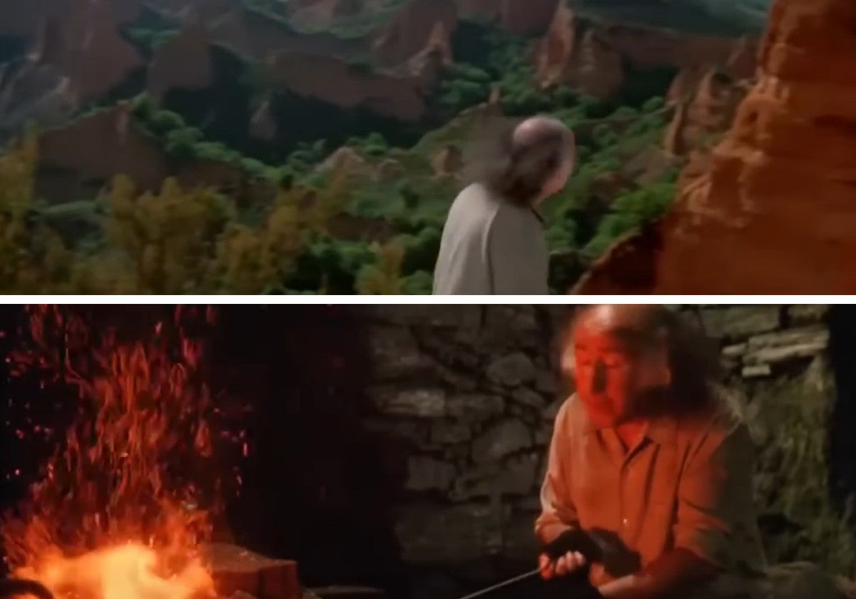 Chano Piñeiro eligió Las Médulas y la Herrería de Compludo para rodar algunas escenas de Sempre Xonxa.