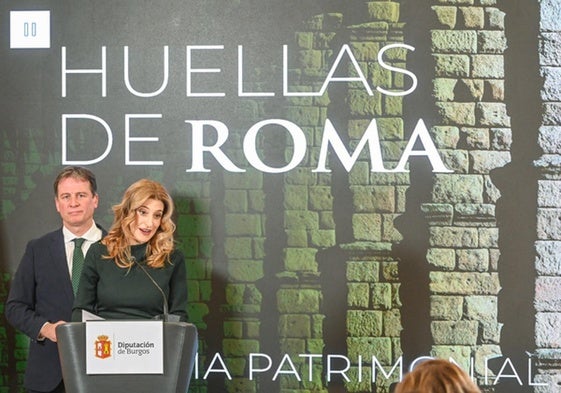 la viceconsejera de Acción Cultural, Mar Sancho, en la presentación del proyecto en Burgos.