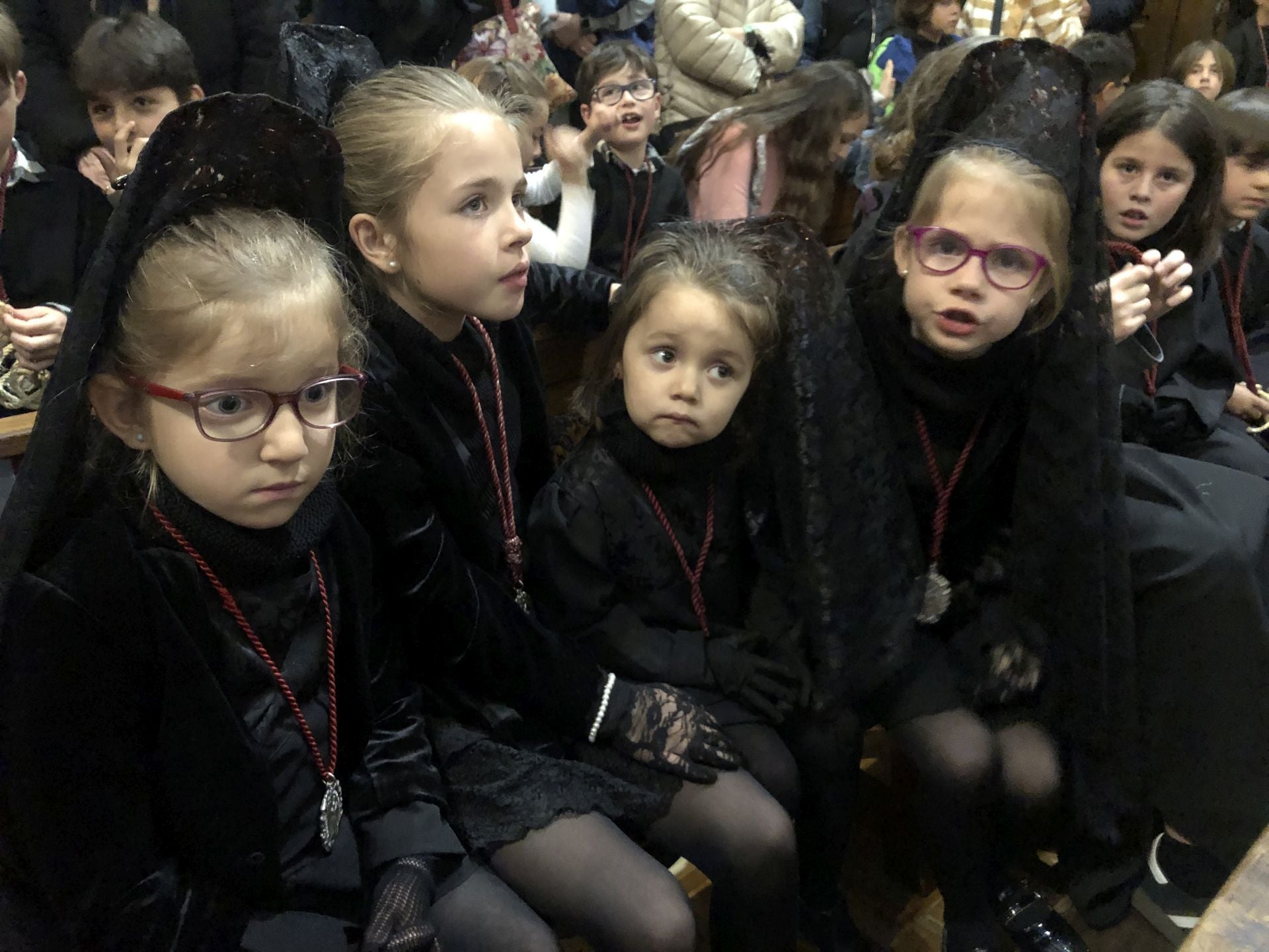 Procesión infantil en Ponferrada.