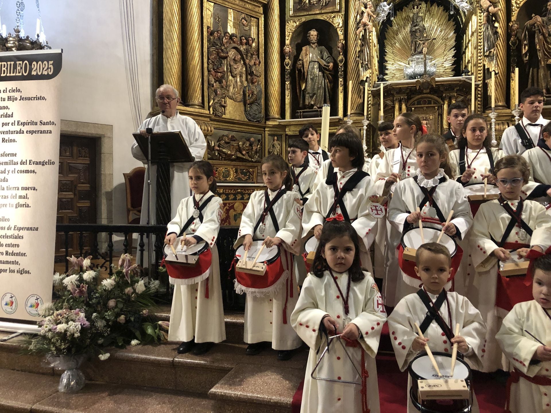 Procesión infantil en Ponferrada.