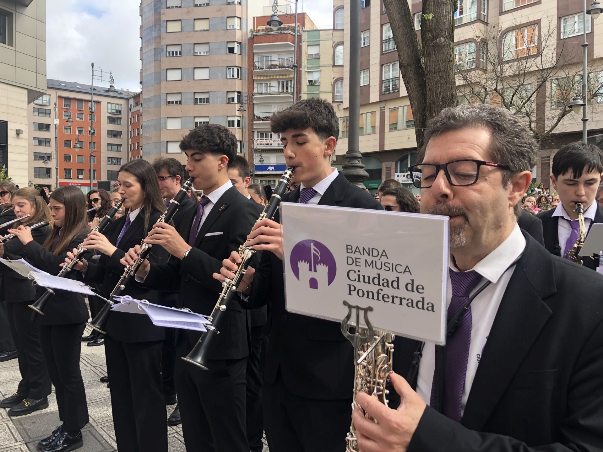 Procesión del Domingo de Ramos en Ponferrada.
