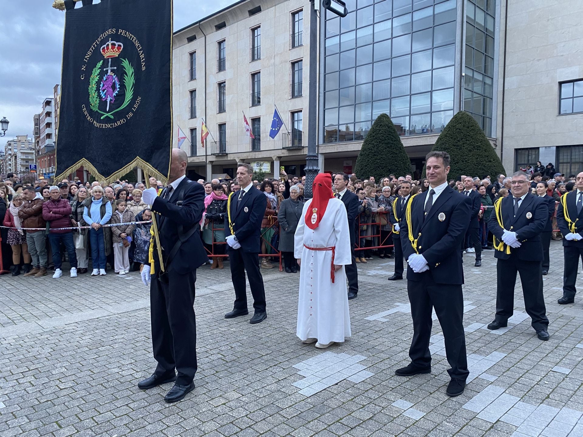 Imágenes de la procesión de la Santa Cena.