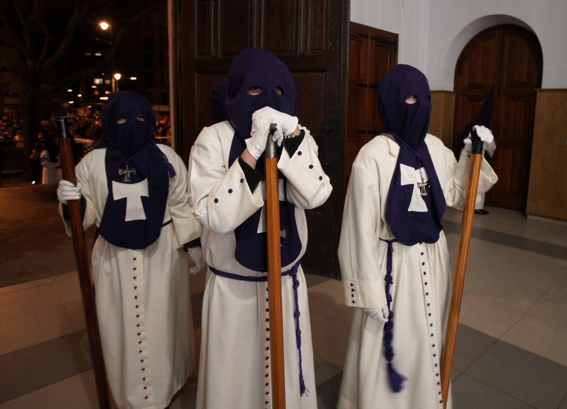 La Procesión del Silencio de Ponferrada, en imágenes
