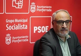 El portavoz municipal del PSOE, Olegario Ramón.