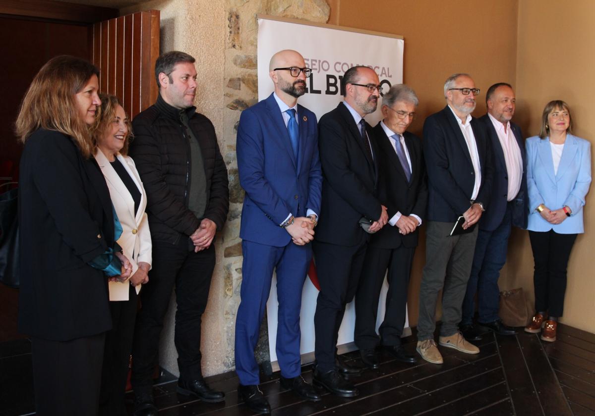 Héctor Alaiz Moretón participando en la jornada 'Presente y Futuro del Consejo Comarcal del Bierzo