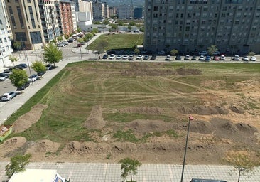 La parcela que se reconvertirá en un parque.