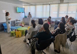 Imagen del taller dedicado a las alergias en niños.