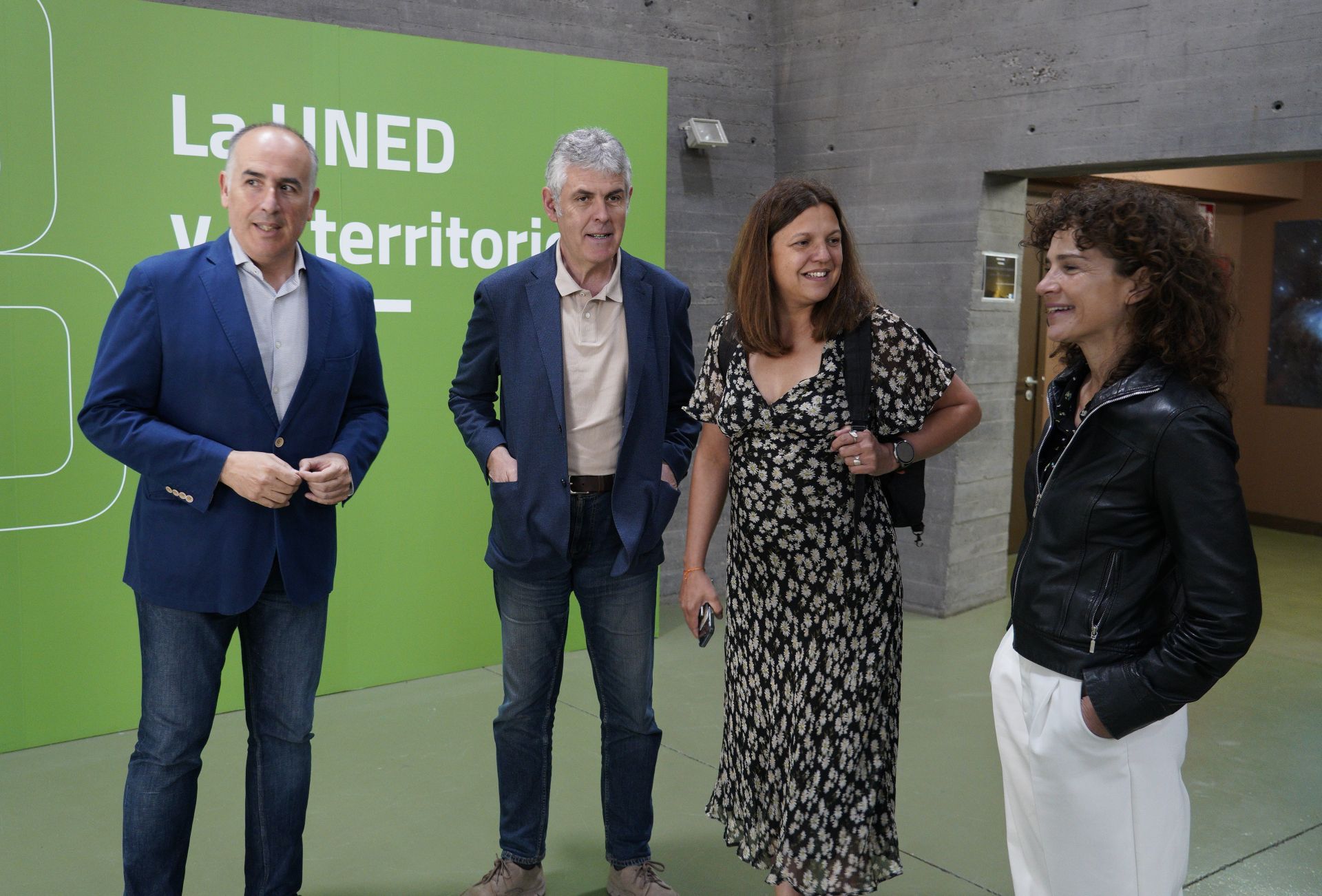 Los responsables de la Uned y Ciuden presentaron el evento 'Paisajes'.
