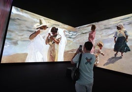 Imagen de la exposición de Sorolla en La Térmica Cultural.