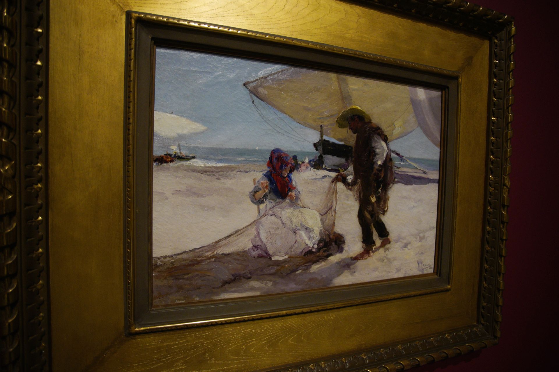 Imagen secundaria 1 - Imagen de la exposición de Sorolla en La Térmica Cultural.