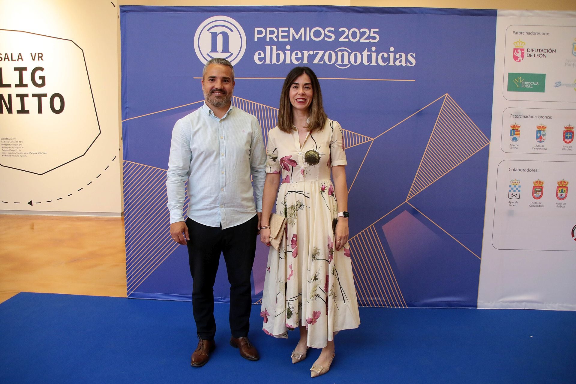 David Palacios (concejal del Ayuntamiento de Ponferrada) y Marta Vega.