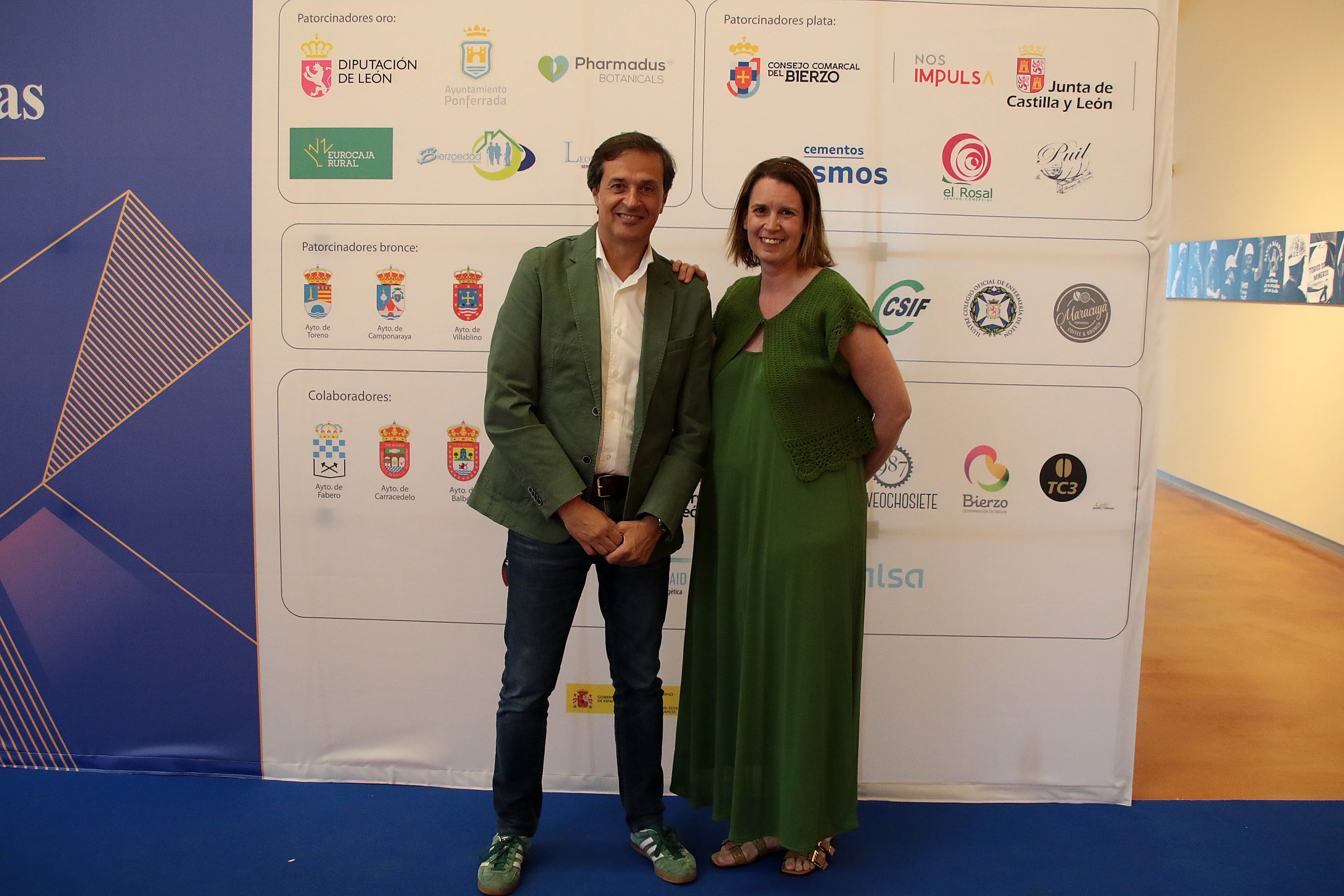 Adelino Pérez (DO Bierzo) e Inmaculada Gutiérrez (Leonoticias).