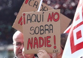 Imagen de archivo de una protesta en Teleperformance Ponferrada.