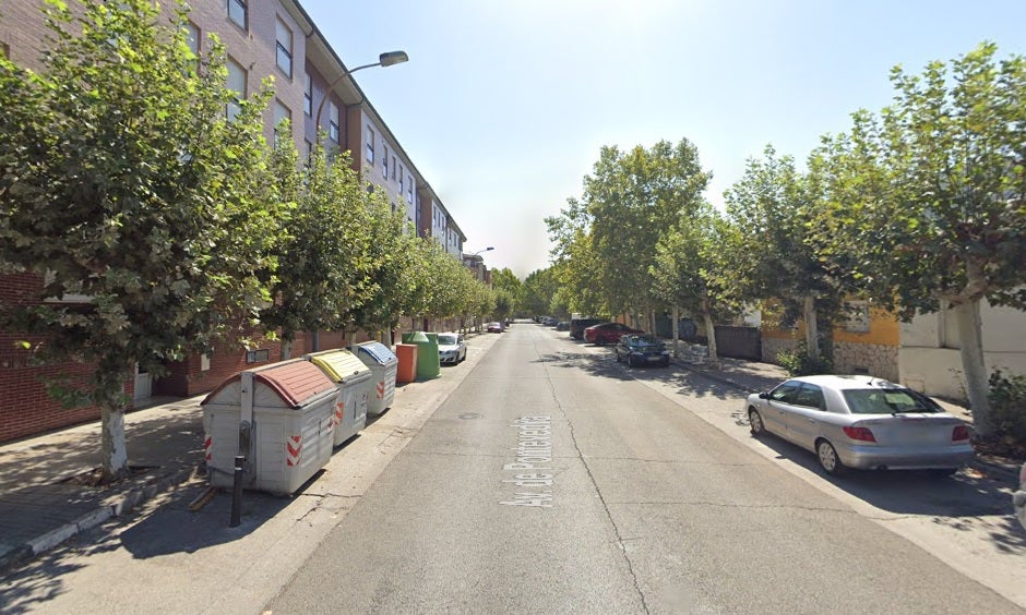 Imagen de la Avenida Pontevedra, en Flores del Sil.