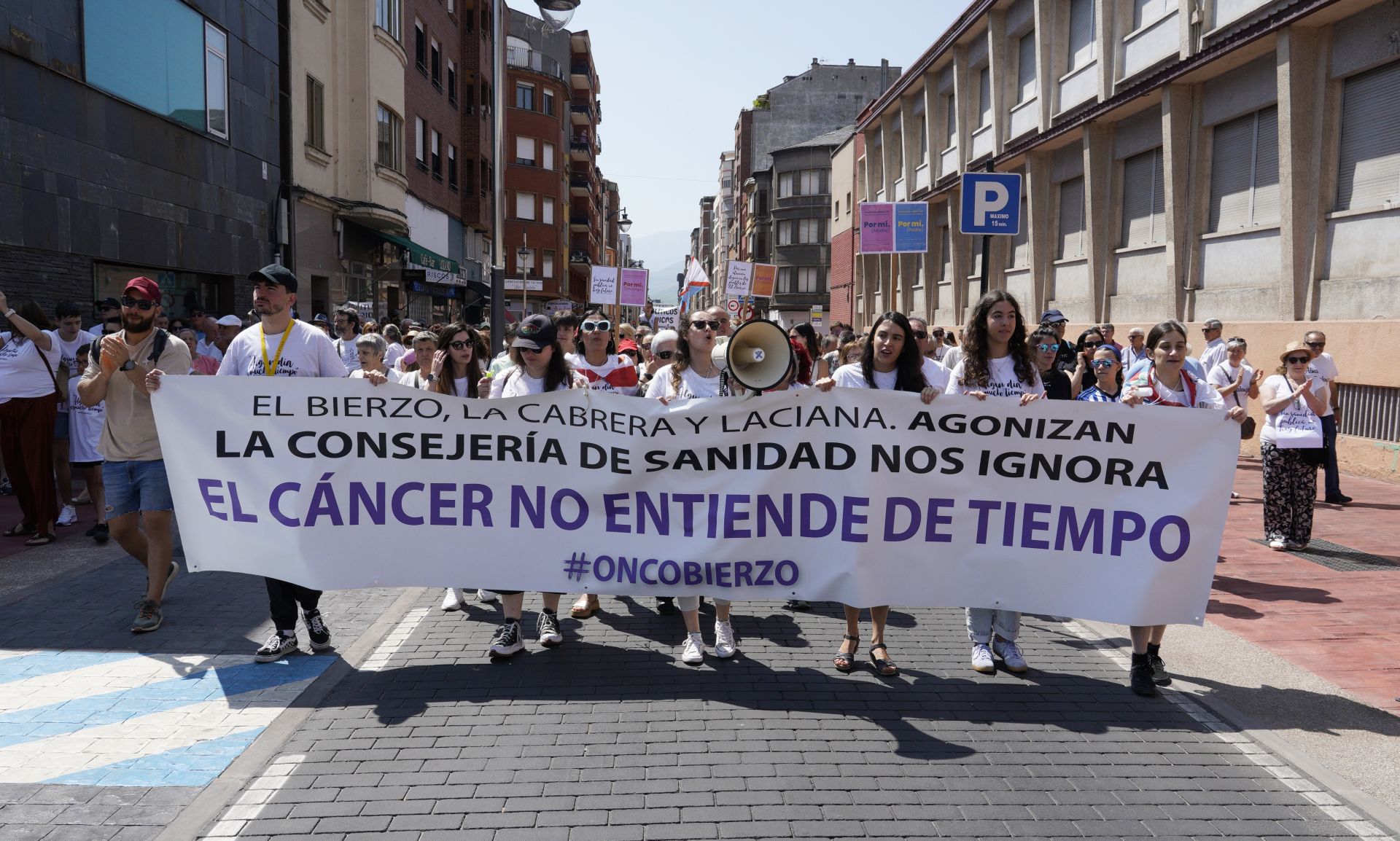 Manifestación de Oncobierzo en Ponferrada