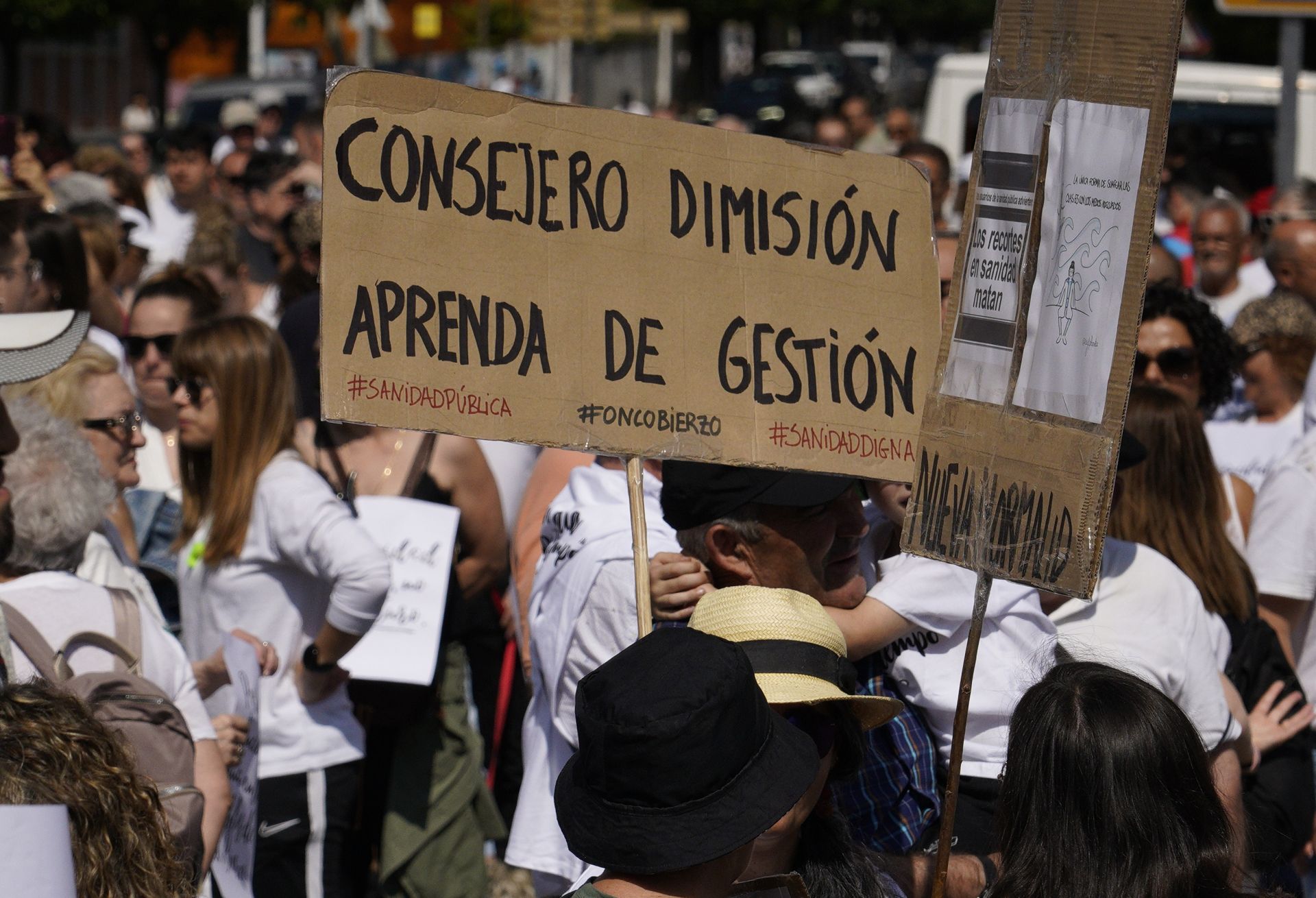 Manifestación de Oncobierzo en Ponferrada