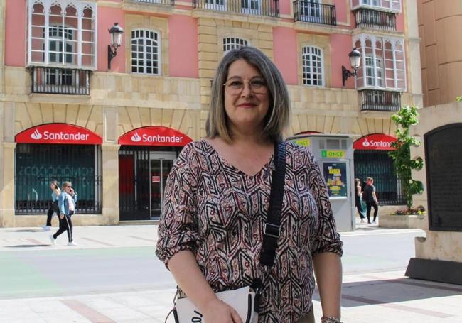 Cristina Alonso, secretaria general de la sección sindical para esta entidad en Castilla y León de UGT.