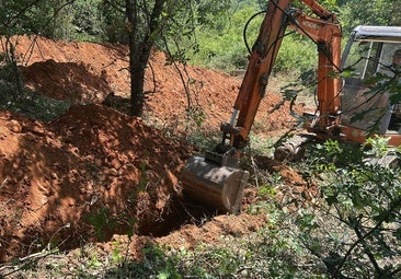 Finaliza sin éxito la búsqueda de una fosa con ocho represaliados en Montearenas