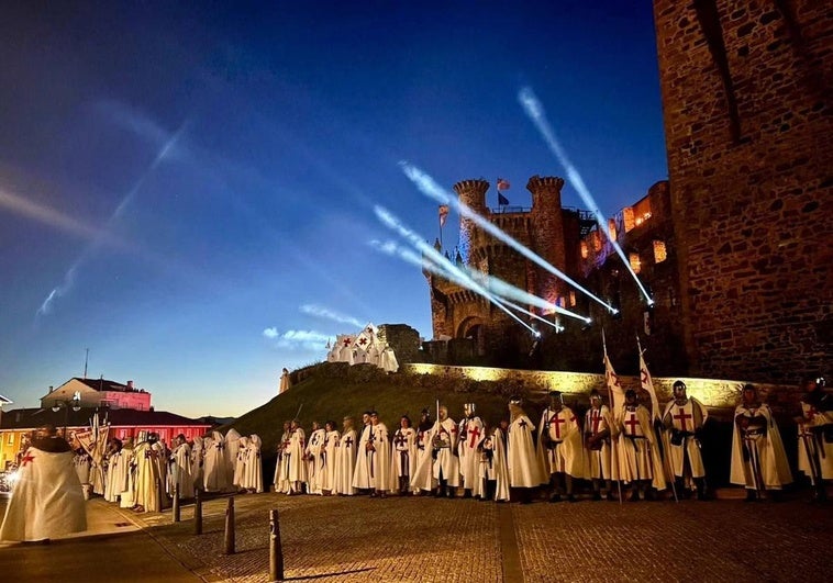 Imagen de archivo de la Noche Templaria de Ponferrada