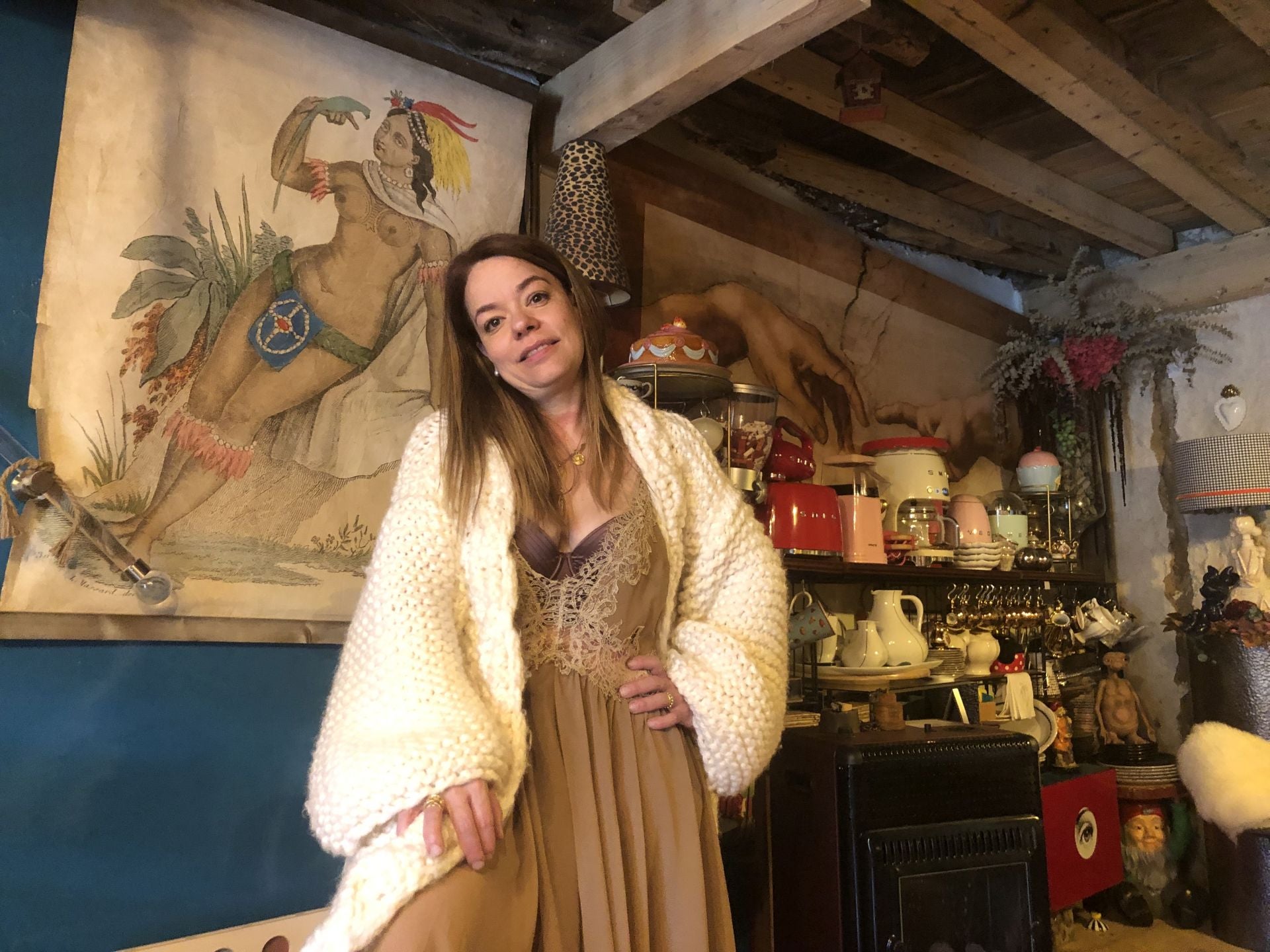 Mirtha Linares es la propietaria de la casa del árbol de Ponferrada.