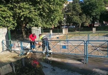 Ponferrada inicia las obras para mejorar el acceso al colegio de Infantil de San Antonio