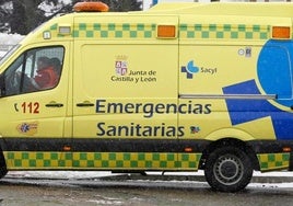 magen de archivo de una ambulancia del 112 Castilla y León.