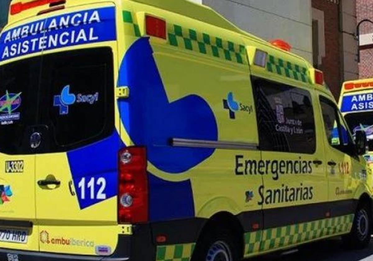 Imagen de un ambulancia del 112.