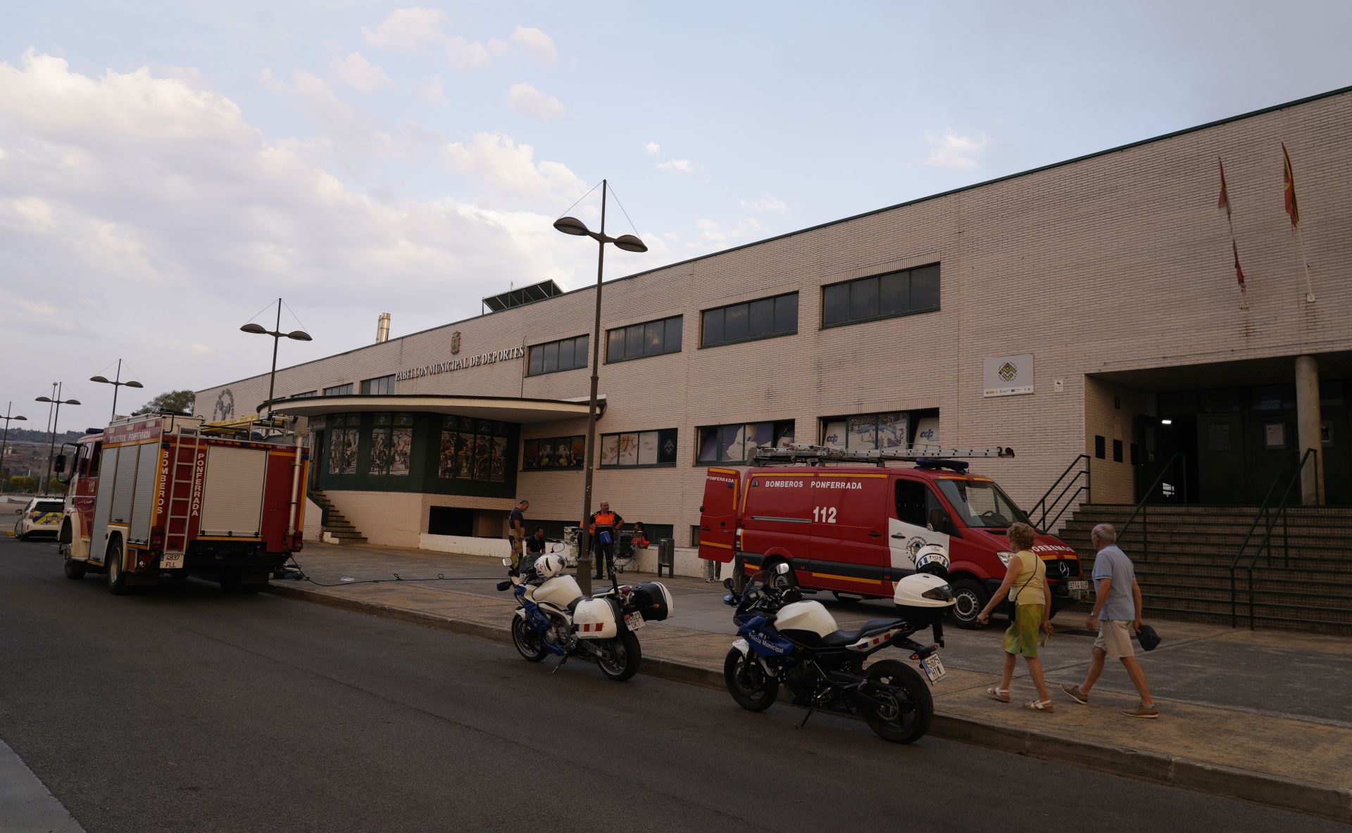 Preparativos en Ponferrada para acoger a los vecinos evacuados