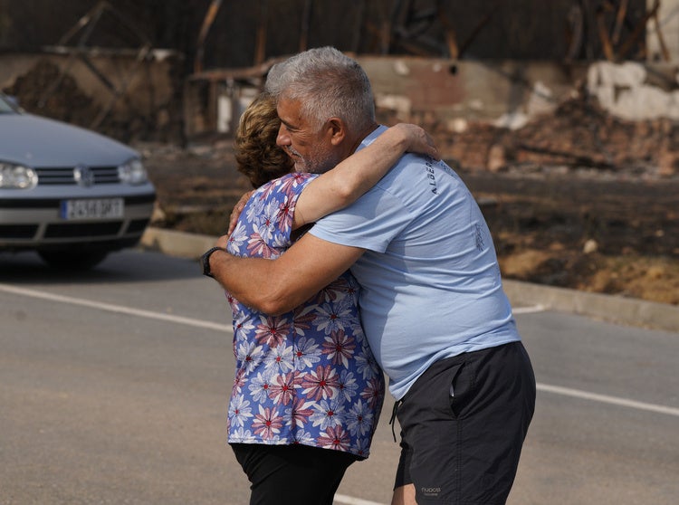 Incendio en Las Médulas.