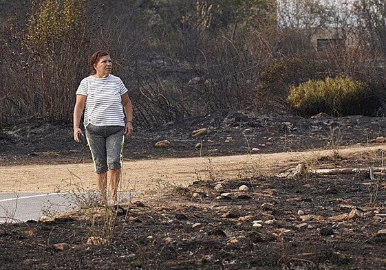 Incendio en Las Médulas