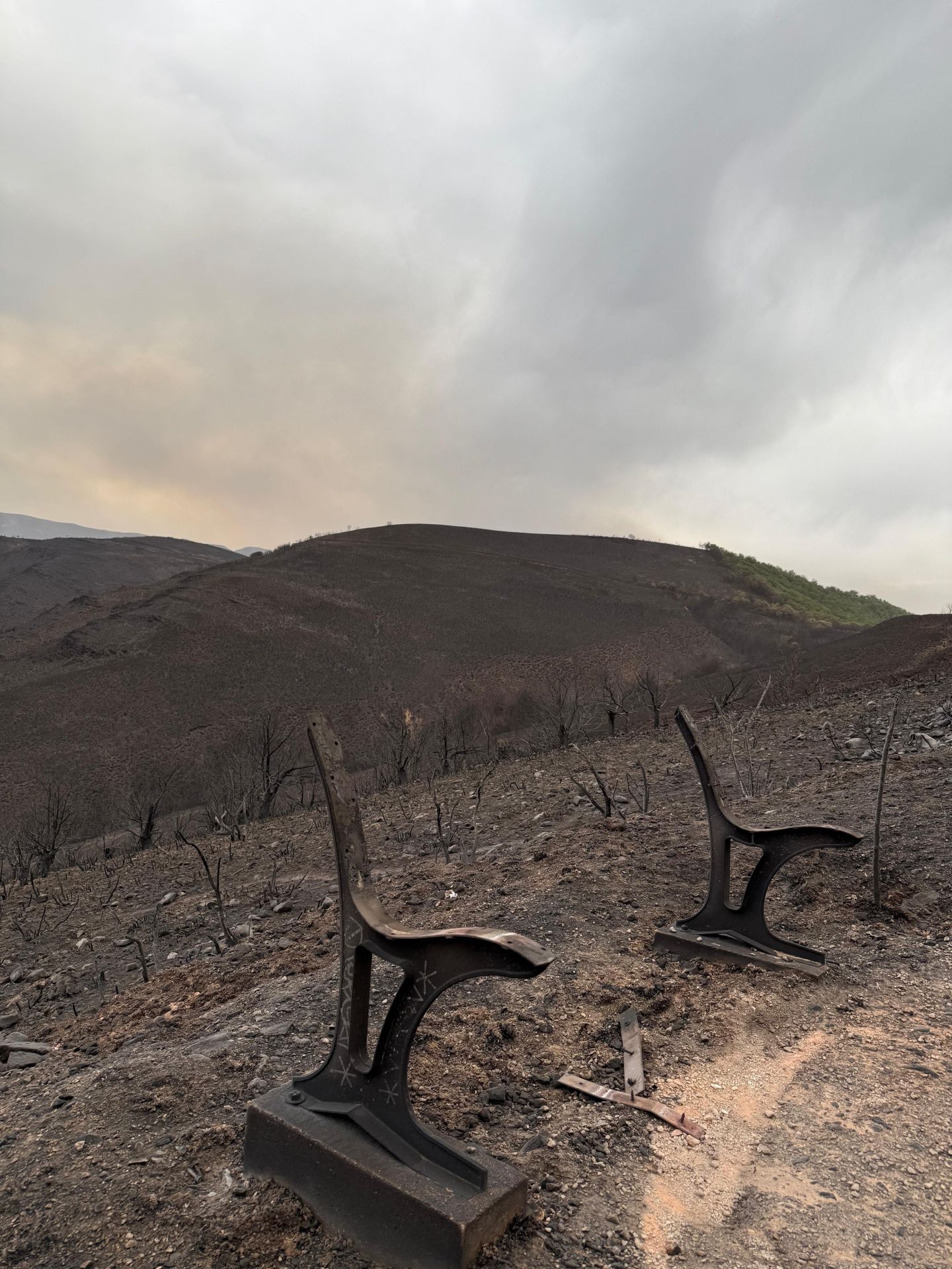 Así han quedado Las Médulas tras el incendio