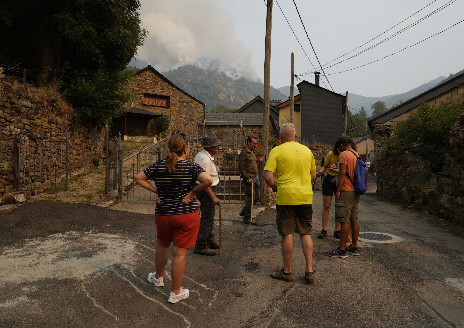 Incendio forestal en Salientes