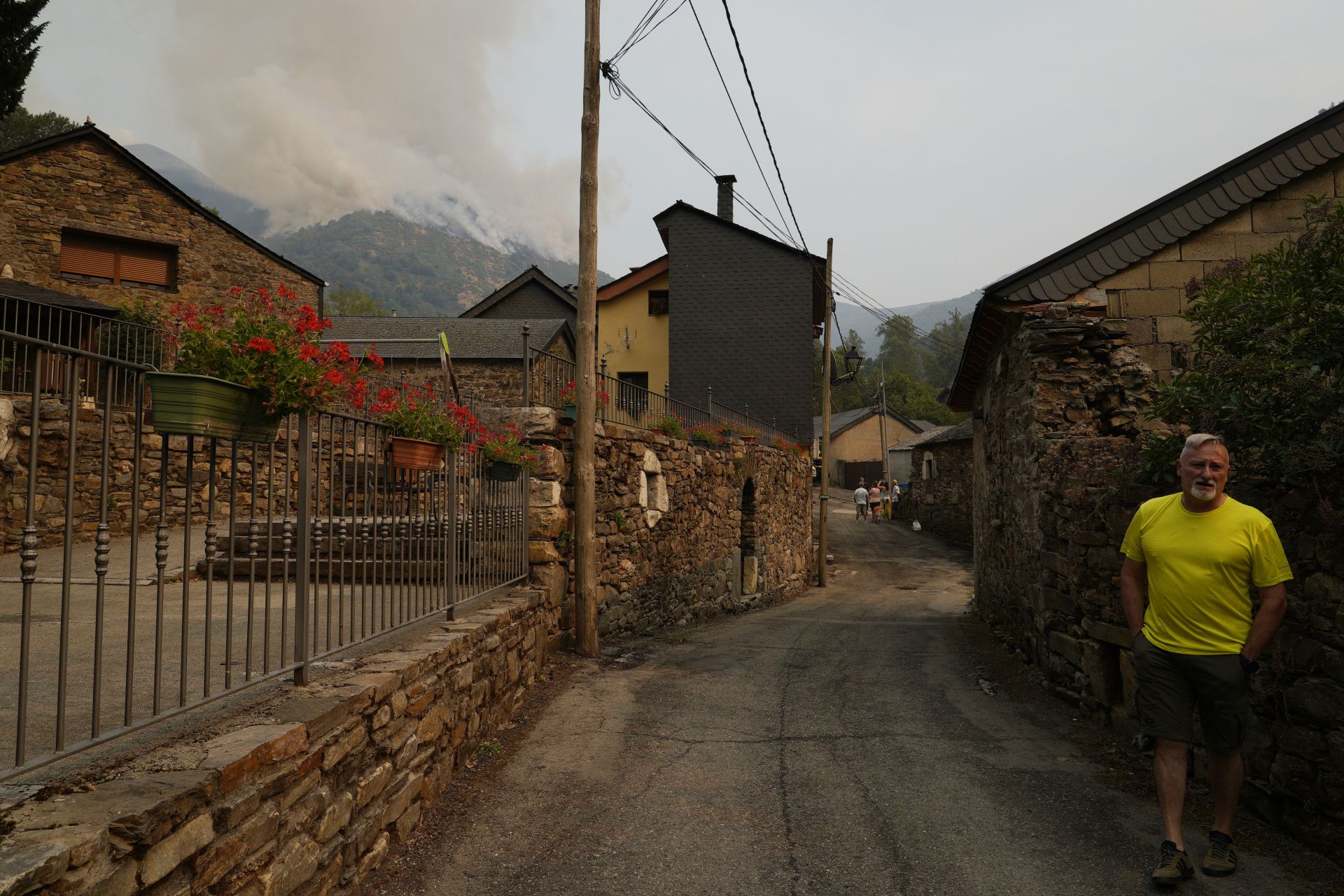 Incendio forestal en Salientes