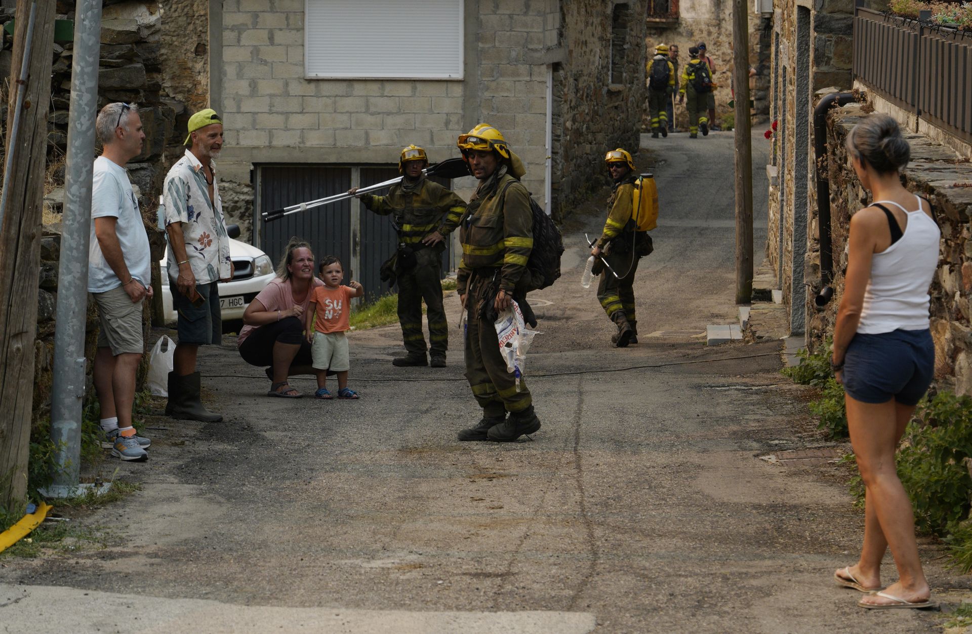 Incendio forestal en Salientes